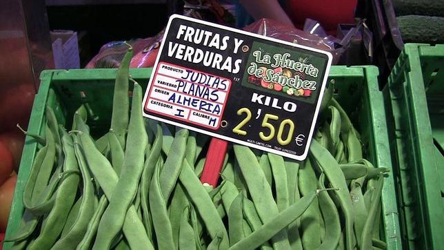 Judías verdes, uvas y boquerones, la mejor compra de esta semana