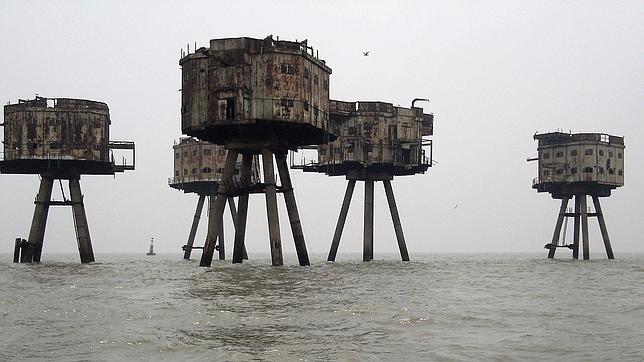 Una imagen de los Maunsell Sea Forts