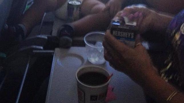 Un usuario da buena cuenta de una comida