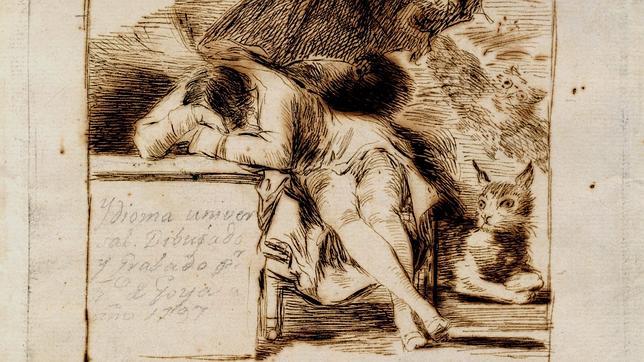 «El sueño de la razón produce monstruos», grabado de Goya
