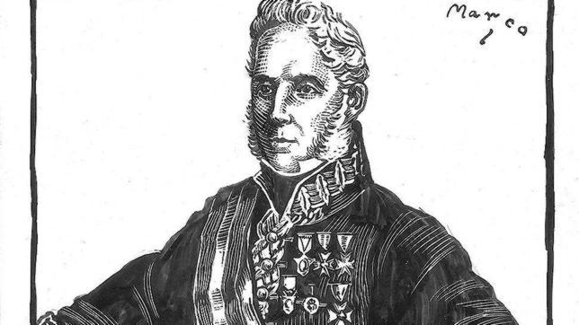 Grabado de Francisco Espoz y Mina