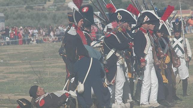 Recreación de la batalla de Bailén