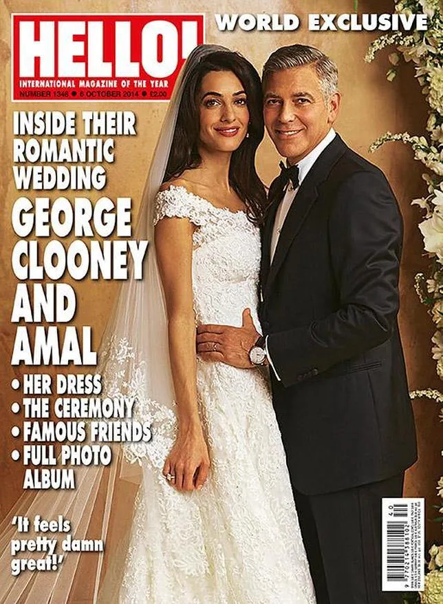 La foto más esperada de la boda de Clooney y Alamuddin: el vestido de la novia