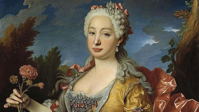 El retrato de la infanta portuguesa Bárbara de Braganza y la consorte de Fernando VI