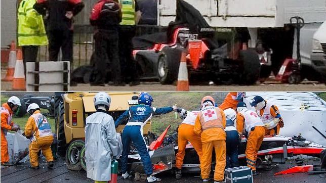 Marussia revive con Bianchi el accidente de María de Villota en 2012