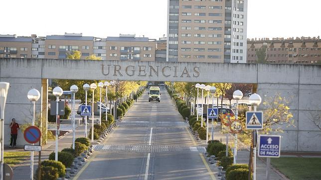Acceso al hospital de Alcorcón