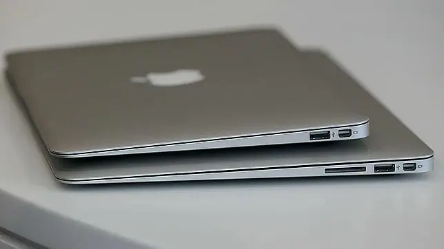 En la foto unas MacBook Air de 2010