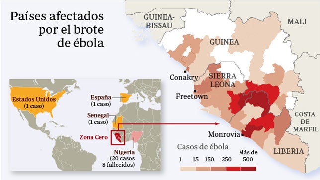 ¿Hasta dónde puede llegar la epidemia de ébola?