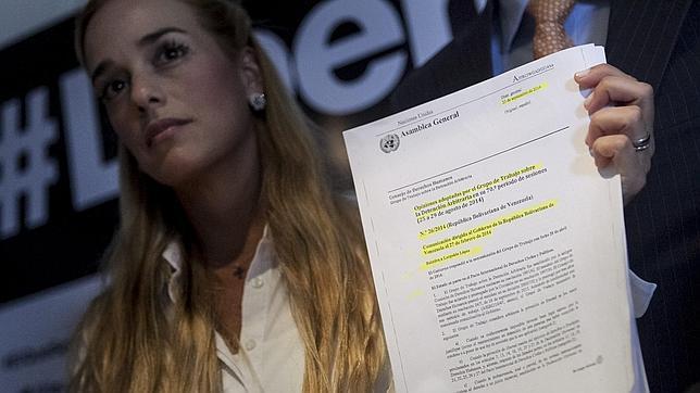 La esposa de Leopoldo López busca apoyo en Madrid para su excarcelación