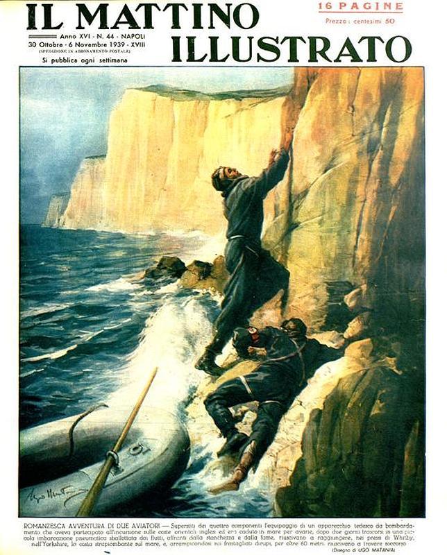 Novelesca aventura de dos aviadores