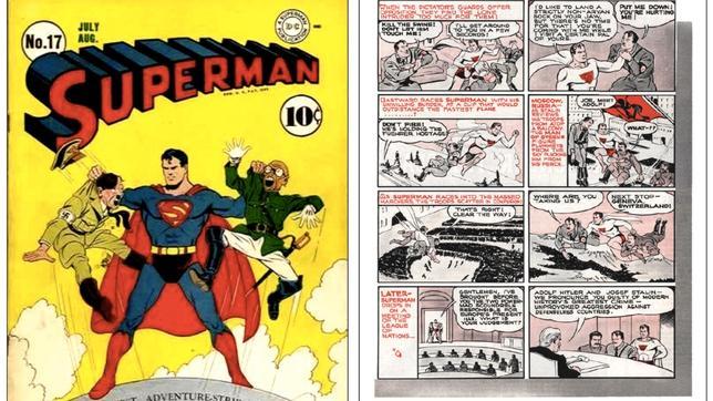 Supermán contra los dictadores: «Joe te presento a Adolf»