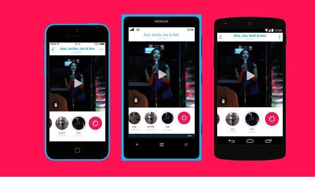 Skype lanza una «app» separada para enviar vídeos que desaparecen