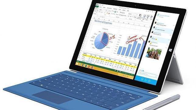 Detalle del nuevo Surface Pro 3, de Microsoft