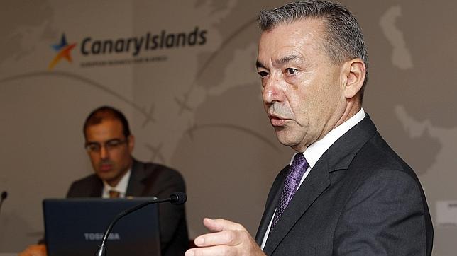 Paulino Rivero, presidente del Gobierno de Canarias
