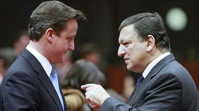 José Manuel Durao Barroso y David Cameron