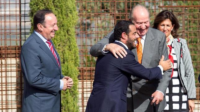 Don Juan Carlos, a los periodistas: «Os echo de menos porque me reía con vosotros»