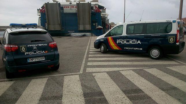 La Policía, en el puesto marítimo de Tarifa