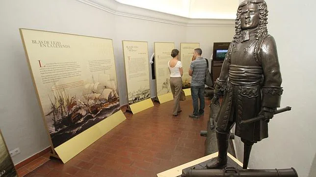 Escultura de Blas de Lezo que se puede ver en esta exposición