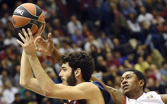 Un Barça sólido y con un Abrines estelar sale airoso de Milan