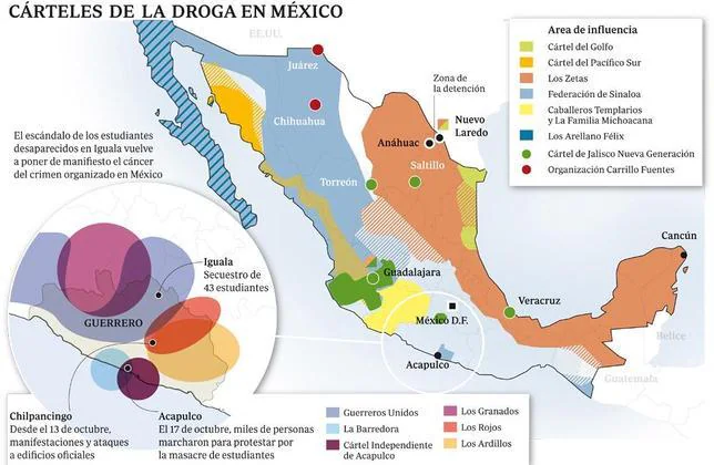 La metástasis del crimen organizado en México