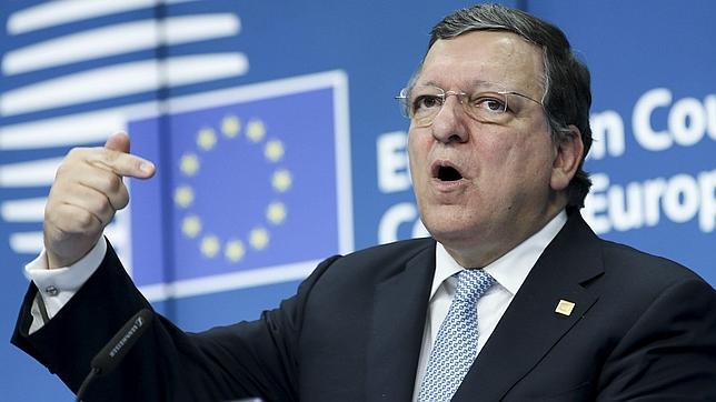 Los líderes europeos se han despedido de Barroso (en la foto) y de Van Rompuy, ya que era su última cumbre