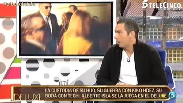Alberto Isla, en el programa de Telecinco
