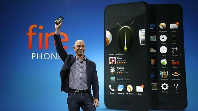 Jeff Bezos, fundador de Amazon, durante la presentación de Fire Phone