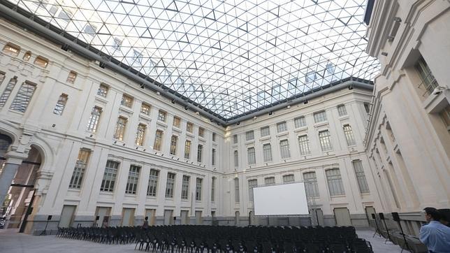 Galería de Cristales en el interior del Palacio de Cibeles