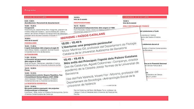 Mas vuelve a patrocinar un foro que sitúa a la Comunidad Valenciana en los «Países Catalanes»