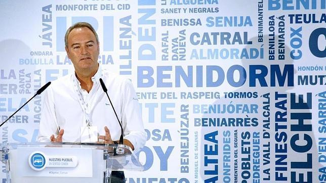 Alberto Fabra, en la clausura la Convención Provincial del PP de Alicante celebrada semanas atrás