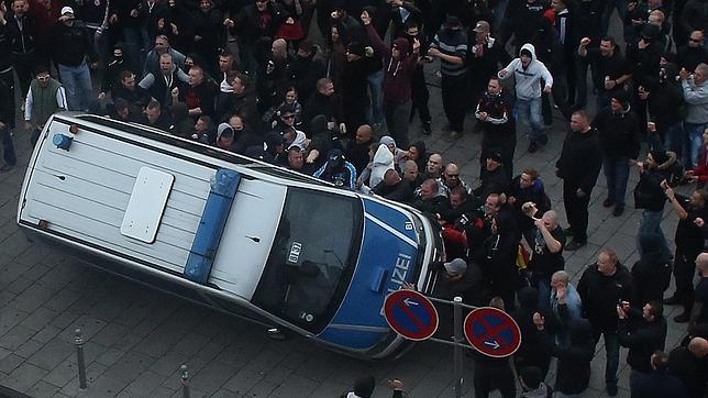 Alarma en Alemania ante la aparición de  «Hooligans contra salafistas»