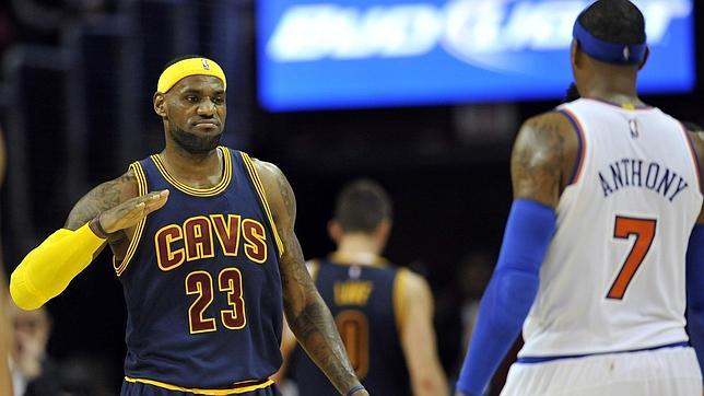 Carmelo arruina el regreso de LeBron a los Cavaliers