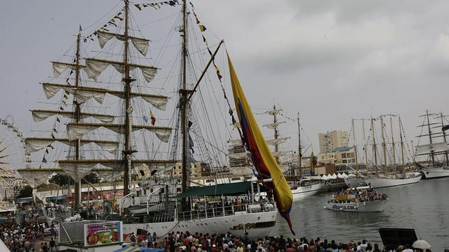 El buque escuela de la Armada Juan Sebastián Elcano