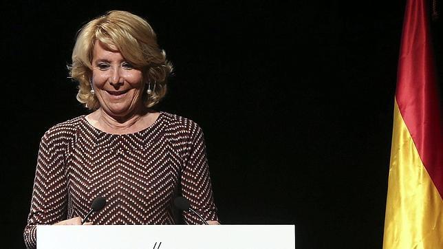 Esperanza Aguirre dice que Rajoy «sí debe ser el candidato, para que no haya dudas»