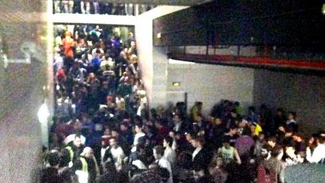 Los carteles que anuncian la ubicación del Madrid Arena