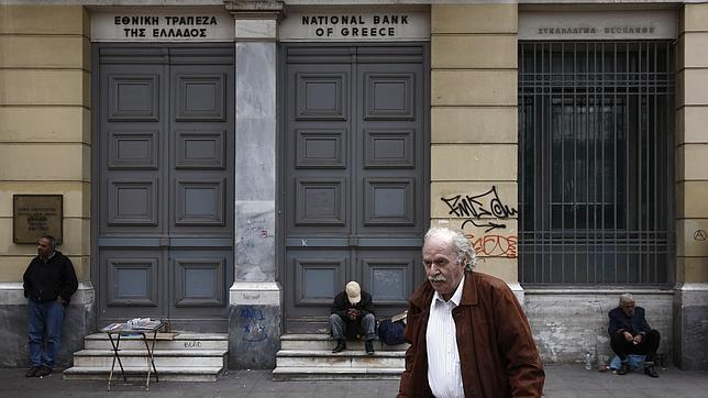 Fachada del Banco Nacional de Grecia