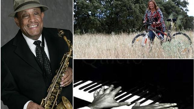 Lou Donaldson, Patricia Kraus y Pedro Ojesto en el Tyce