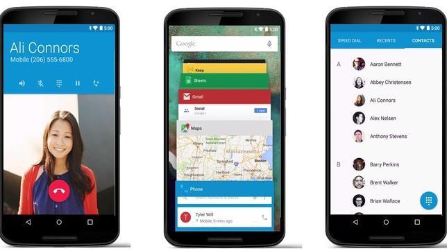 Las claves del nuevo Android 5.0 Lollipop