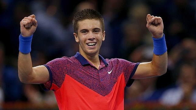 Coric, al vencer a Nadal en Basilea