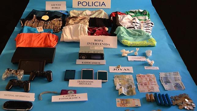 Cinco detenidos por vender cocaína y heroína al menudeo