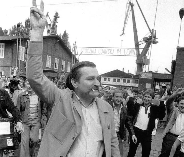 Lech Walesa, en una imagen de 1983