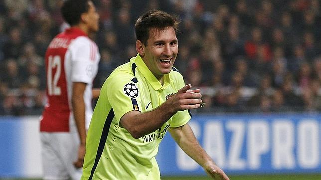Messi igualó el récord de Raúl con dos goles en Amsterdam