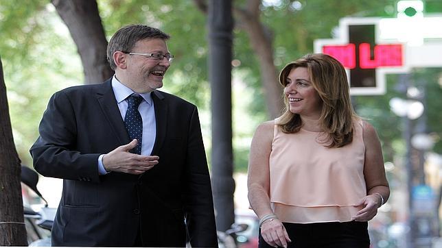 Susana Díaz desautoriza la permisividad de Sánchez y Puig con los imputados y procesados