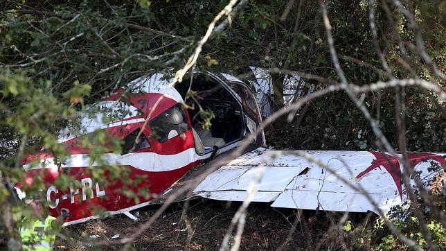 La parada de un motor, causa del accidente de avioneta de Pontevedra