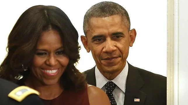 Michelle y Barack Obama, durante un acto este jueves en la Casa Blanca