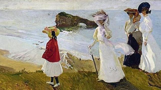 «Paseo del faro de Biarritz» de Joaquín Sorolla en el Museum of Fine Arts de Boston
