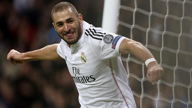 Karim Benzema, pichichi del Madrid en Champions