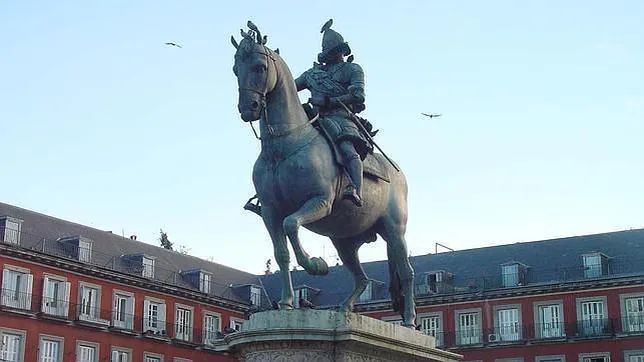 Estatua de Felipe III en la Plaza Mayor