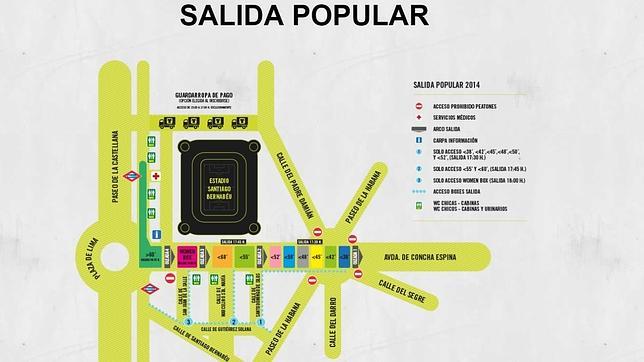El plano de la salida popular