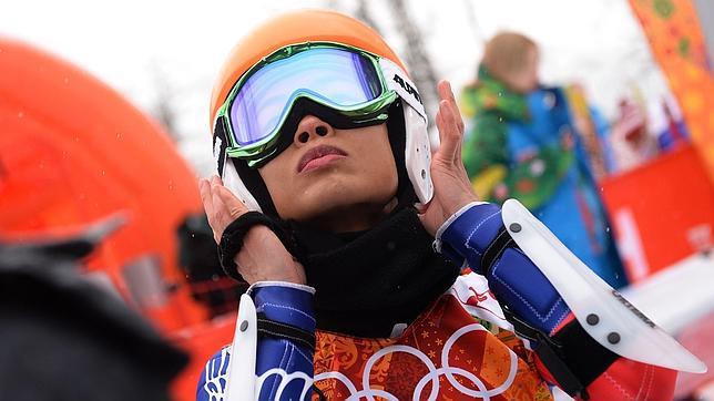 Vanessa Mae, durante su participación en Sochi